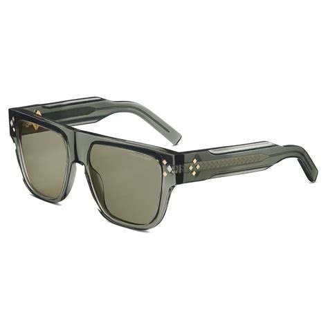 dior mini cd o s6i|CD Diamond S6I Transparent Green Square Sunglasses .